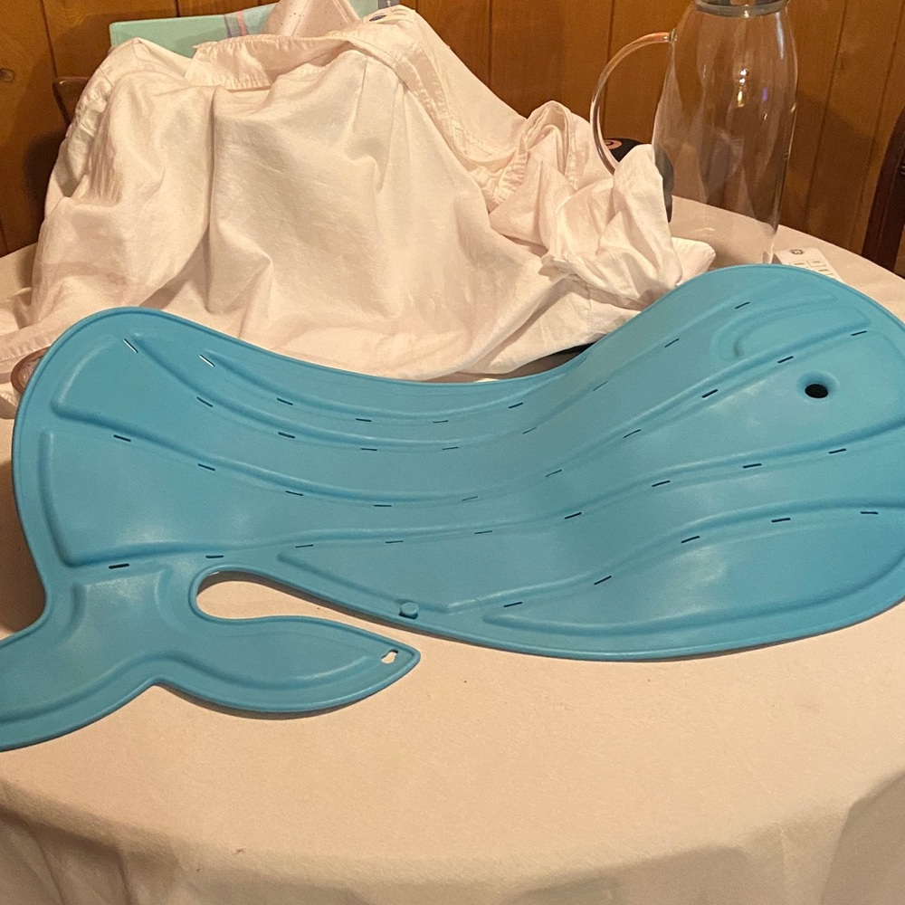 Blue Whale-Shaped Bath Mat